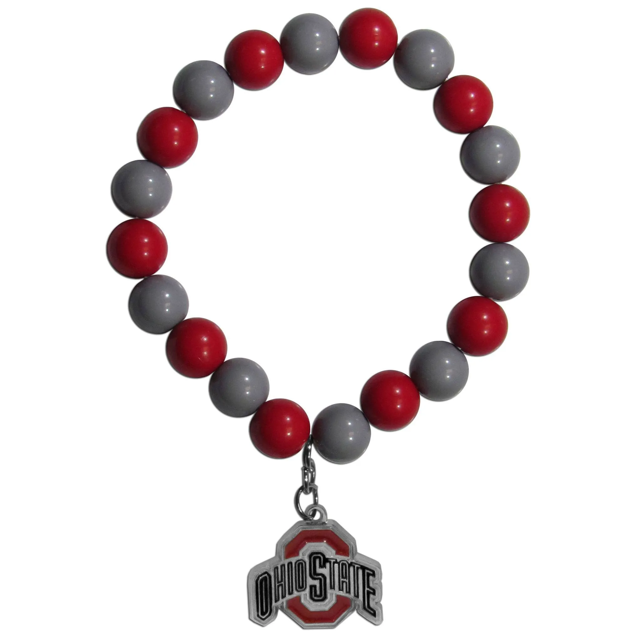 Ohio St. Buckeyes Fan Bead Bracelet