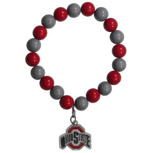 Ohio St. Buckeyes Fan Bead Bracelet