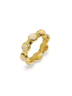 Opal Small Vic Yellow Gold Ring