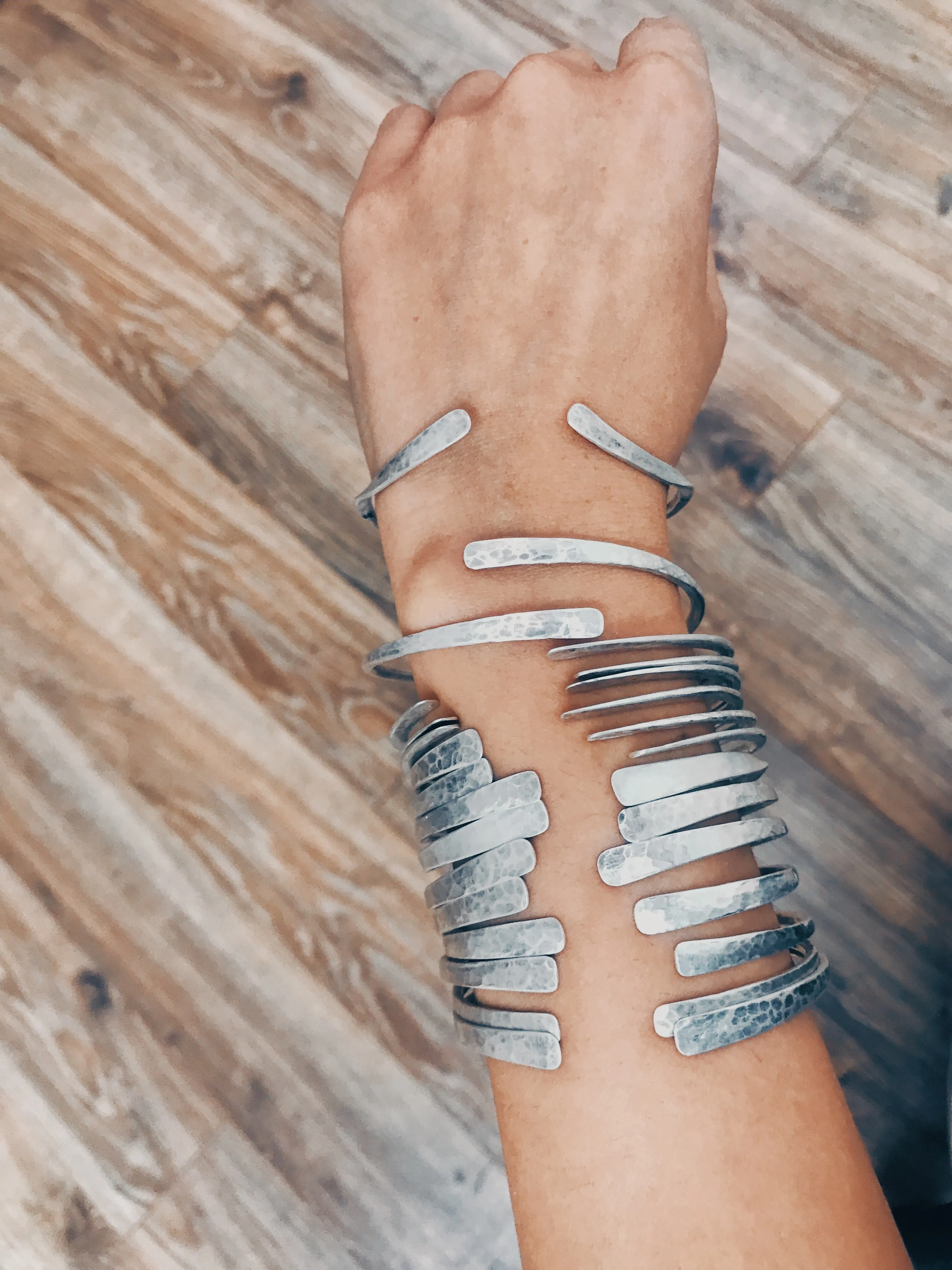 Parallel Sterling Silver Bracelet
