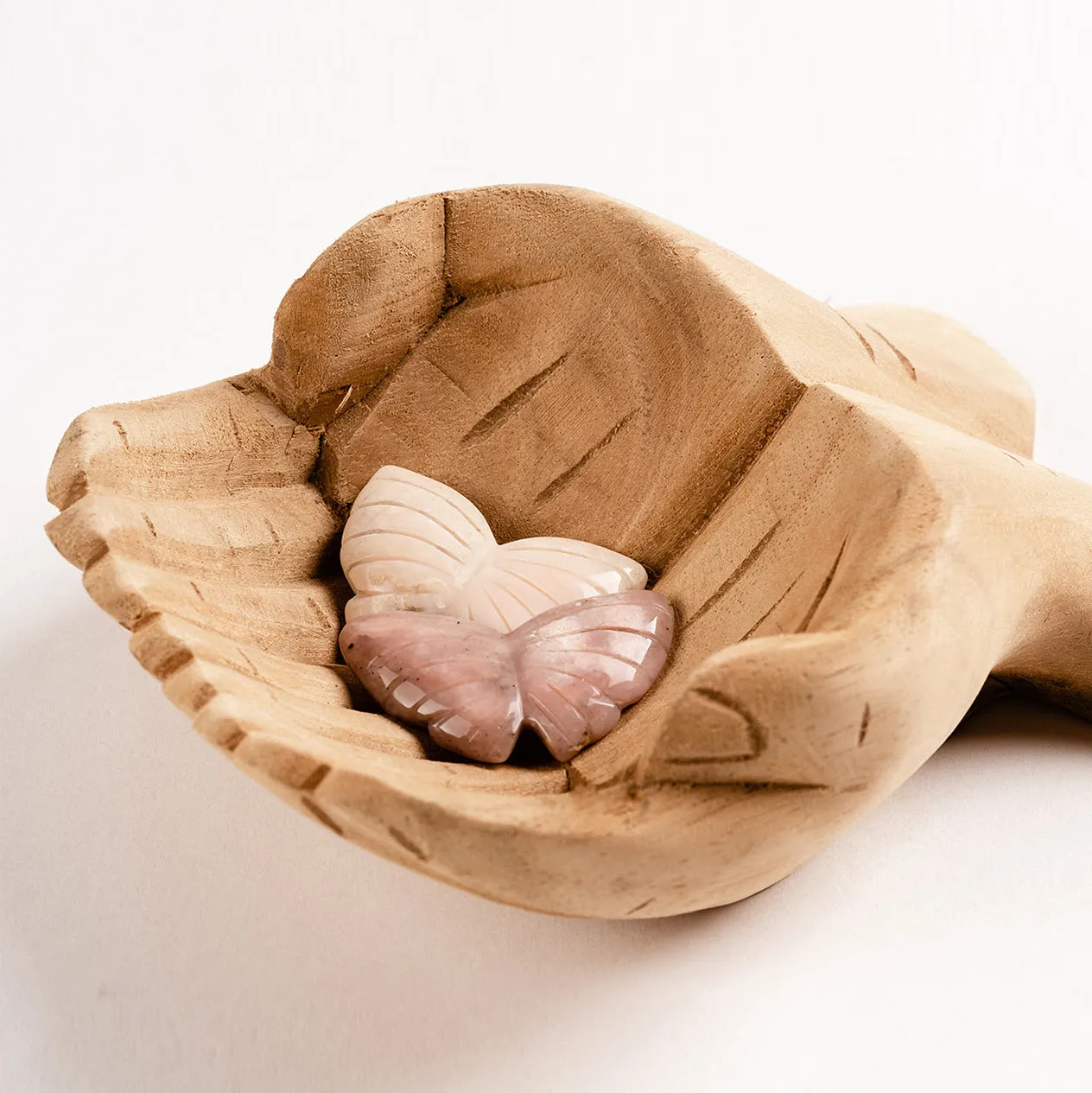 Pink Peruvian Opal Butterfly
