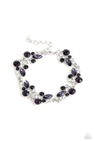 Poolside Perfection - Purple Bracelet - Paparazzi Accessories