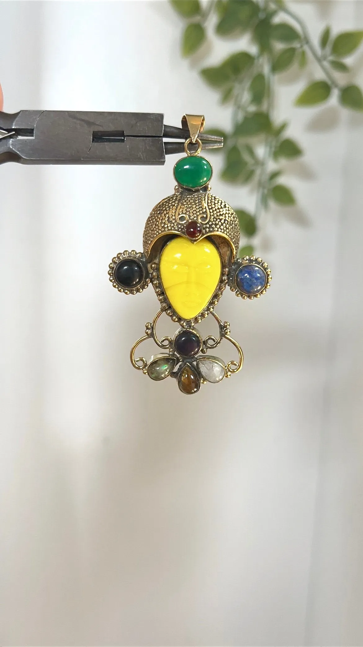 Protected • Unique Brass Talisman