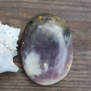 Purple Dendritic Opal Palm Stone (#35)