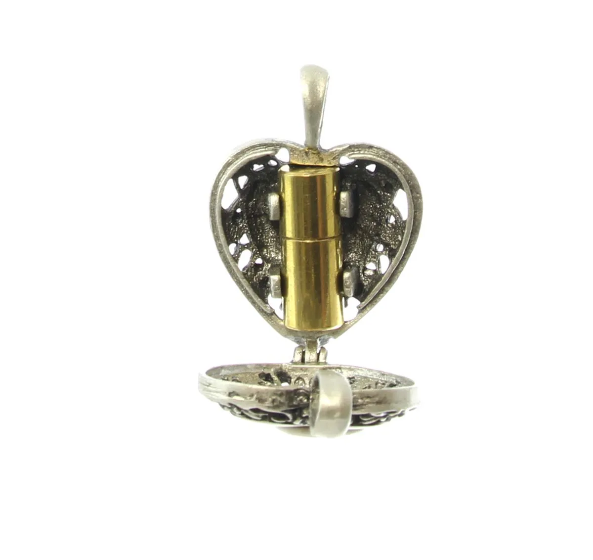 "I'll hold you in my heart..." Memorial Locket w/Urn