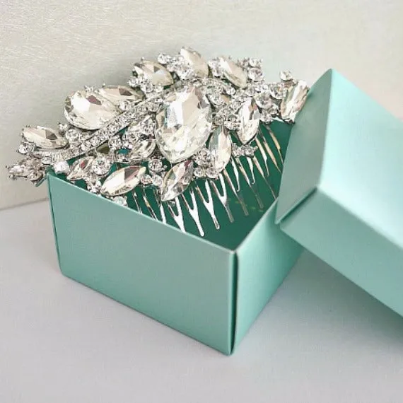 Rhinestone Crystal Bridal Hair Comb. Vintage Inspired Wedding Hair Comb. Hair Accessory. Bridal Hair Piece. Headpiece. Wedding Hair Jewelry.