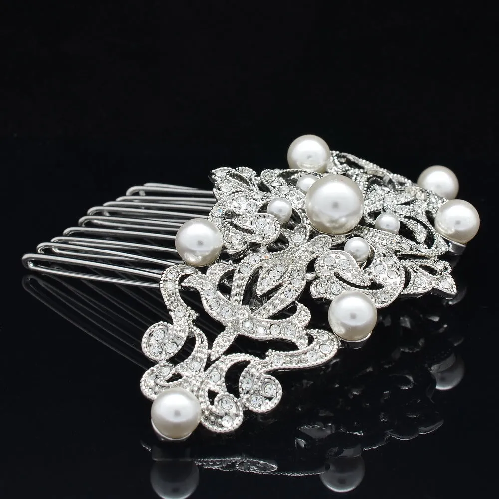 Rhinestone Crystals Hairpins Bridal Wedding Hair Combs CO1456R1 X36 PCS（Order)