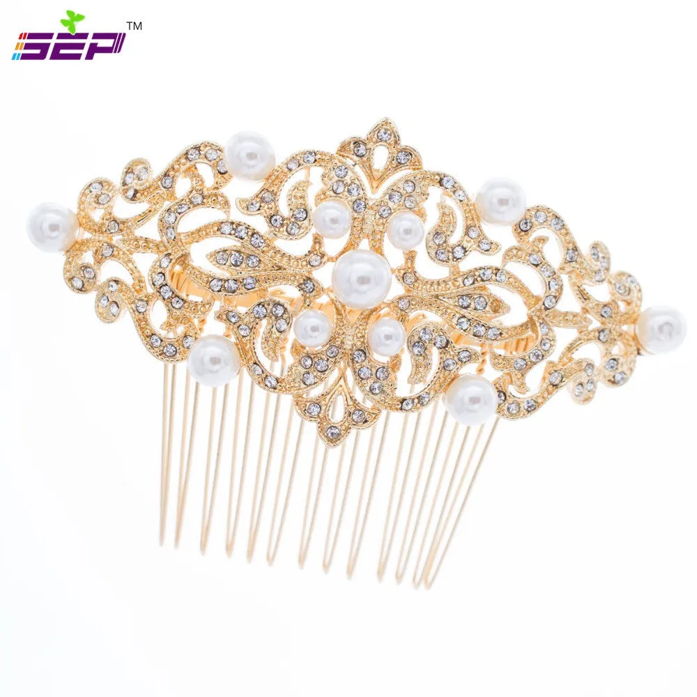 Rhinestone Crystals Hairpins Bridal Wedding Hair Combs CO1456R1 X36 PCS（Order)