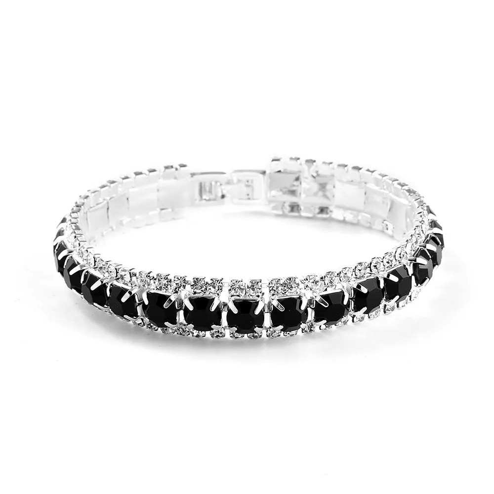 Rhinestone Roman Bracelet