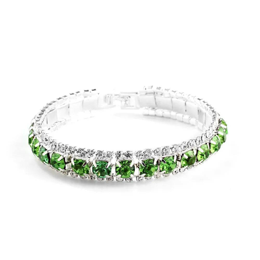 Rhinestone Roman Bracelet