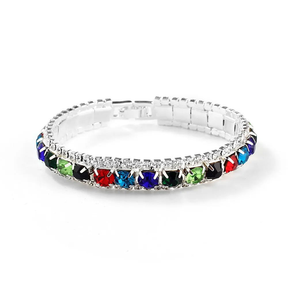 Rhinestone Roman Bracelet