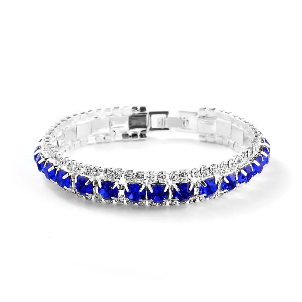 Rhinestone Roman Bracelet