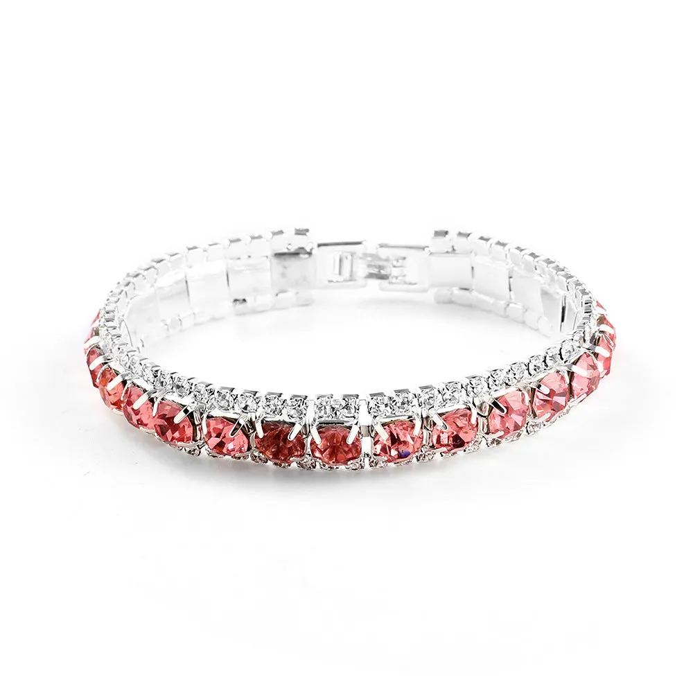Rhinestone Roman Bracelet