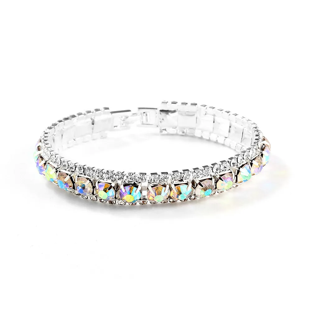Rhinestone Roman Bracelet
