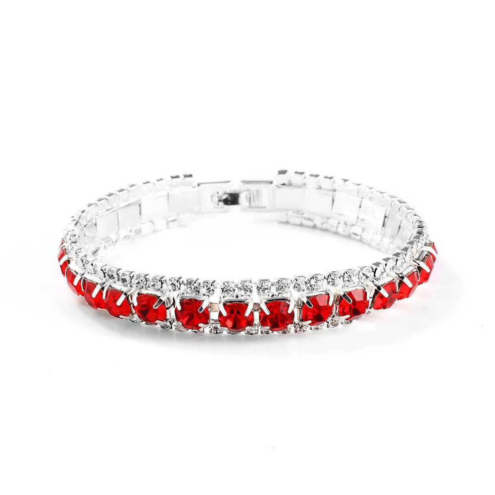 Rhinestone Roman Bracelet