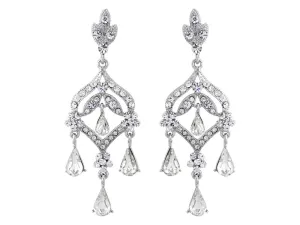Sabina Crystal Chandelier Earrings