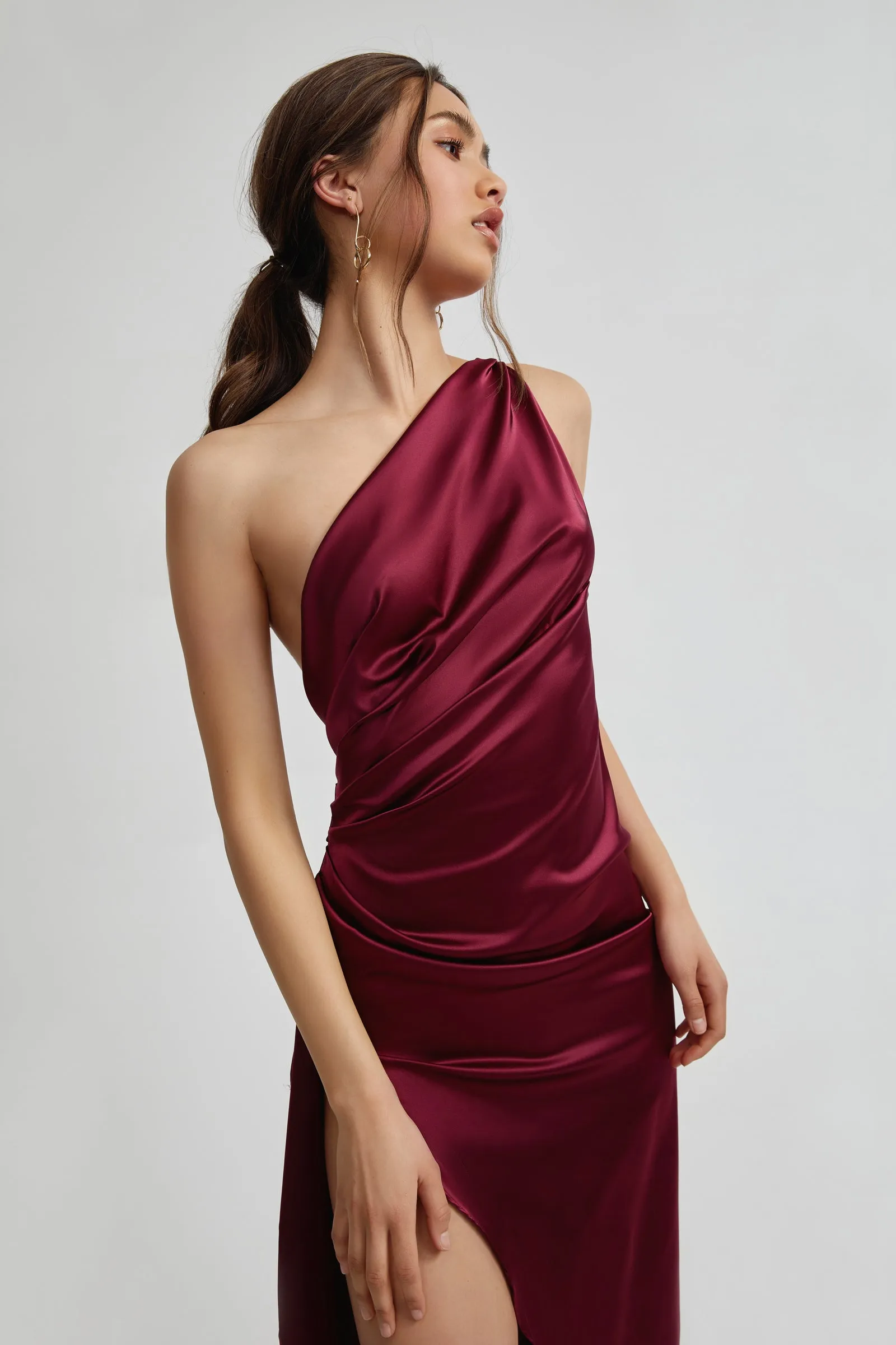 Samira Dress - Burgundy