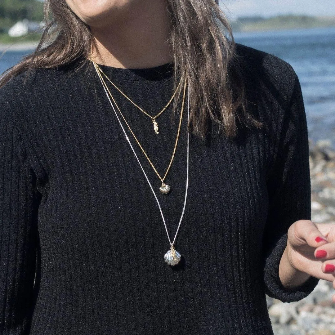 Seahorse Locket | Silver