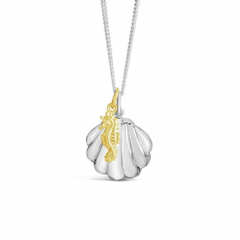 Seahorse Locket | Silver