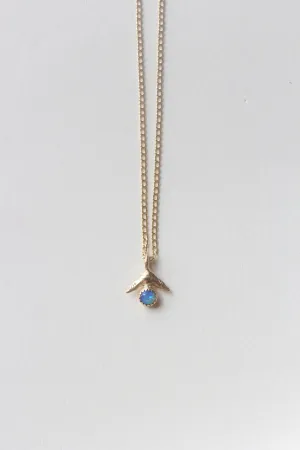 Shark Fin Necklace - Turquoise   Opal