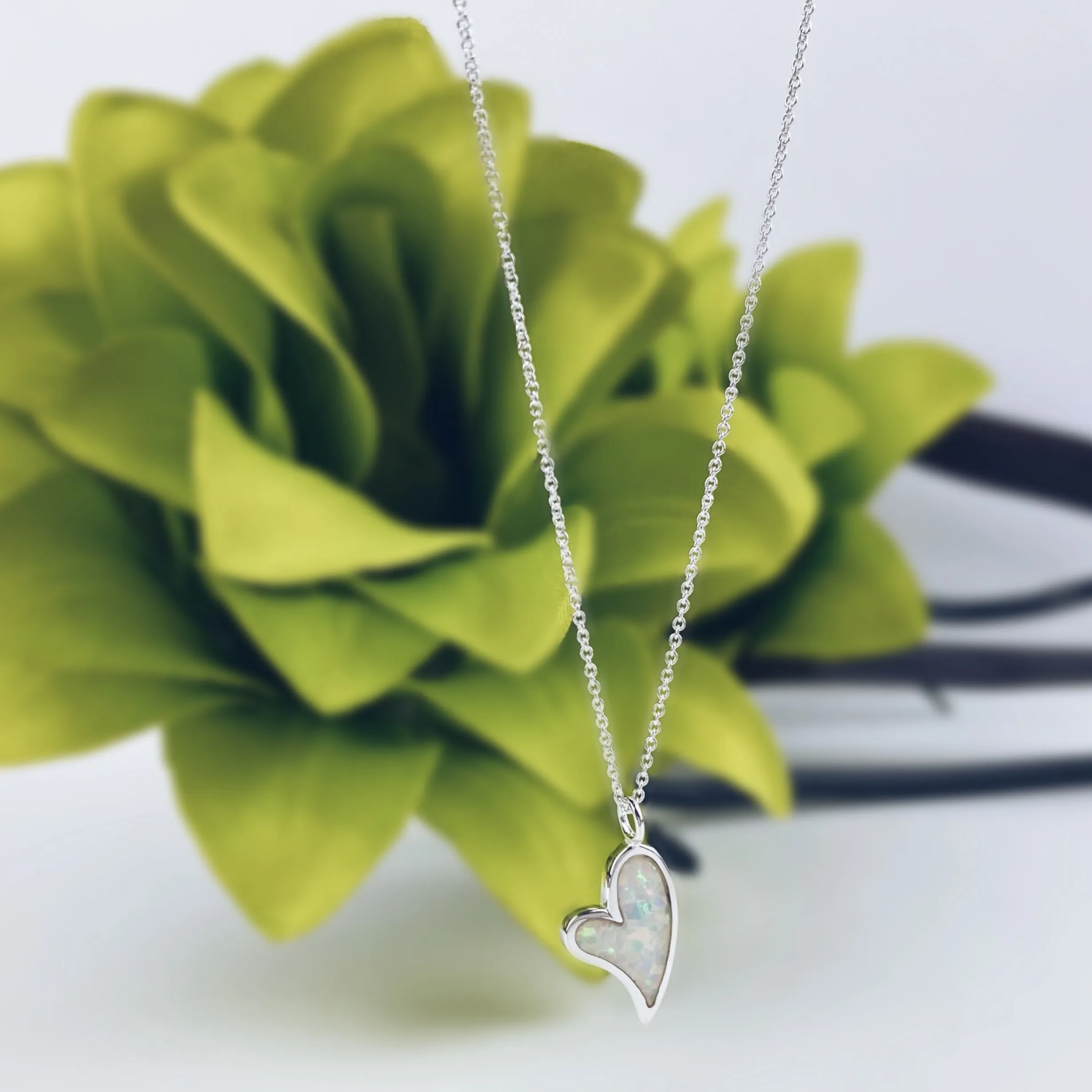 Shimmering Heart Necklace - SCHN1323