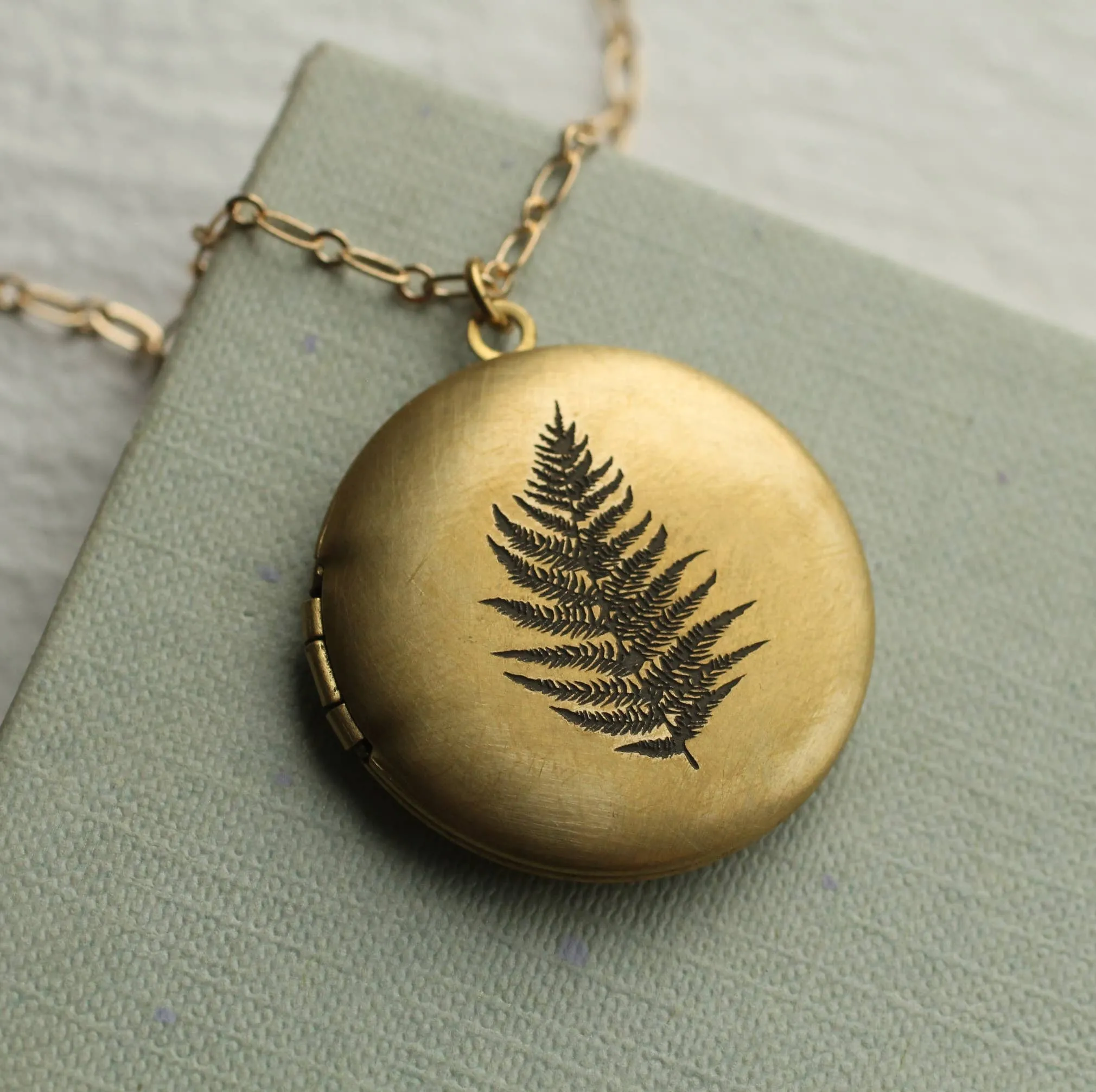 Silk Purse, Sow’s Ear  Fern Locket