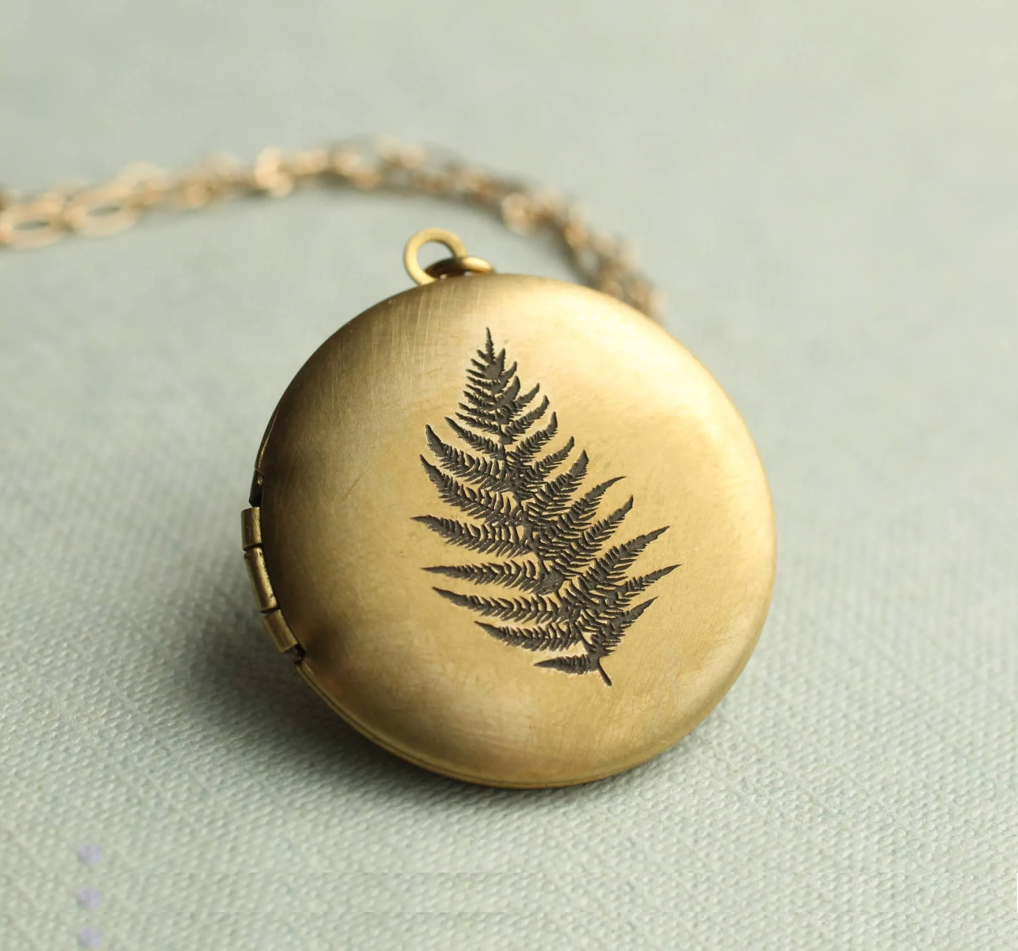 Silk Purse, Sow’s Ear  Fern Locket