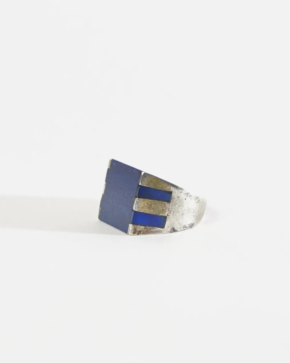 Silver x Lapis Lazuli Ring / size: 9