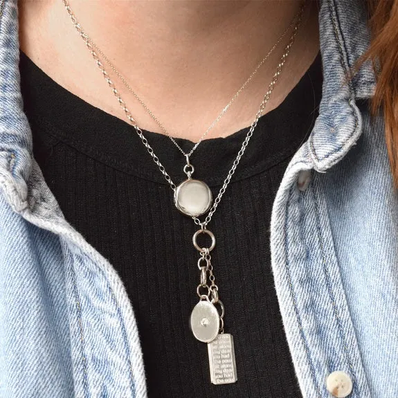 SLIM "QUINN" LOCKET NECKLACE