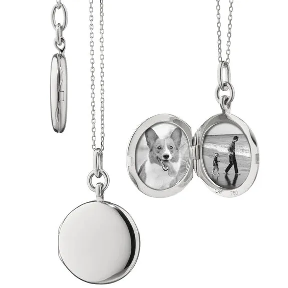SLIM "QUINN" LOCKET NECKLACE