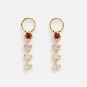 Solid Gold Grow Acrostic Earring Charms