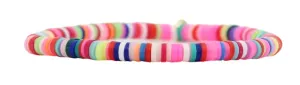 Stacker Stretch Bracelet - Rainbow Vinyl