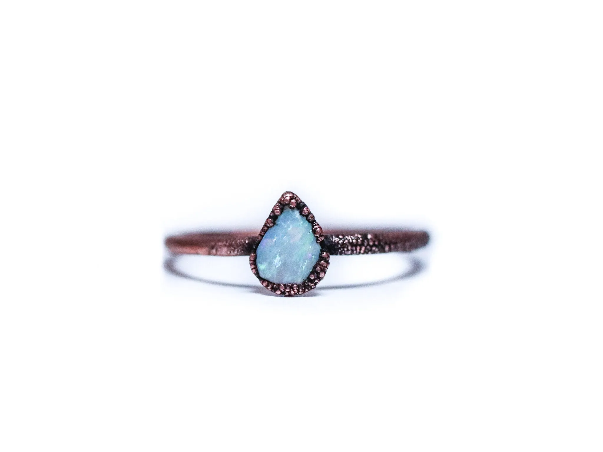 Teardrop opal ring | Australian Opal