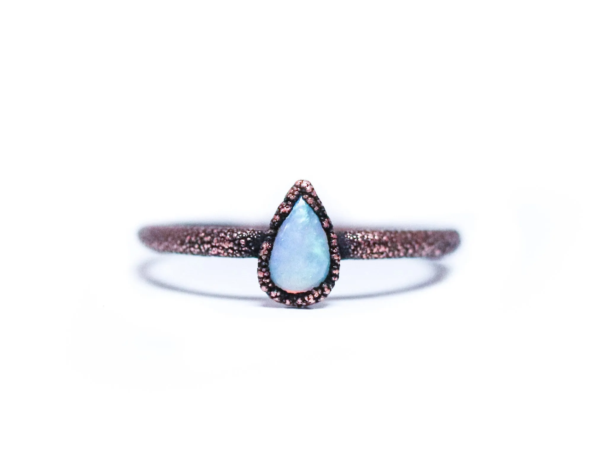 Teardrop opal ring | Australian Opal