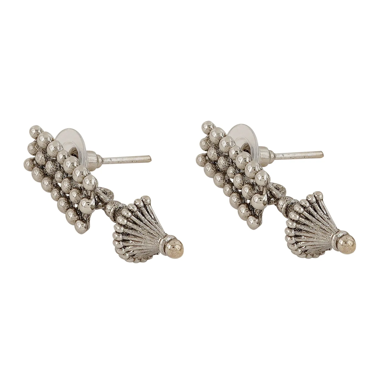 Teejh Bhonsle Silver Oxidised Necklace Set