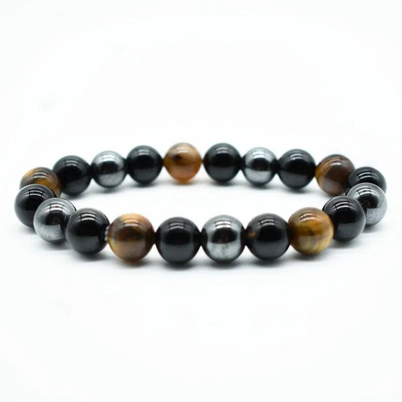 Tigereye Haematite Bracelets For Men And Womencouple