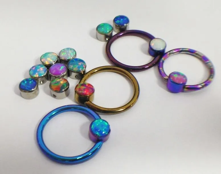 Tilum Titanium, Opal Replacement Bead- 4mm
