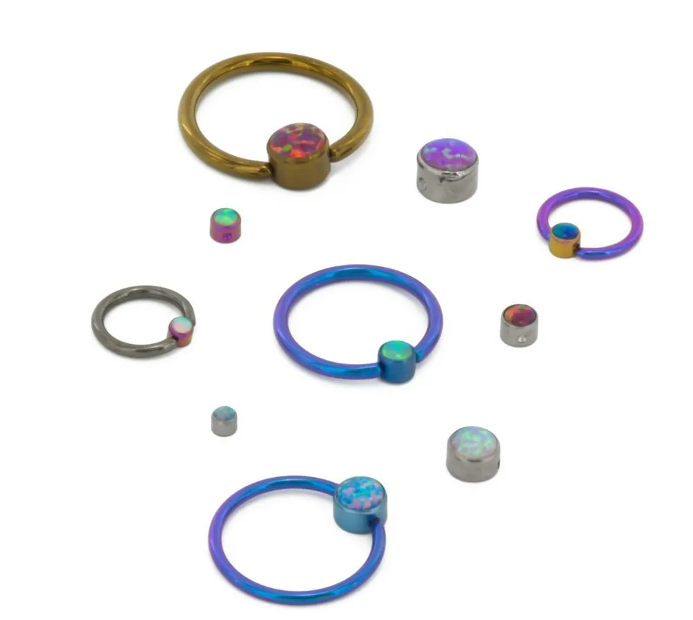 Tilum Titanium, Opal Replacement Bead- 4mm