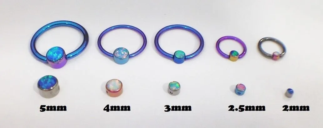 Tilum Titanium, Opal Replacement Bead- 4mm