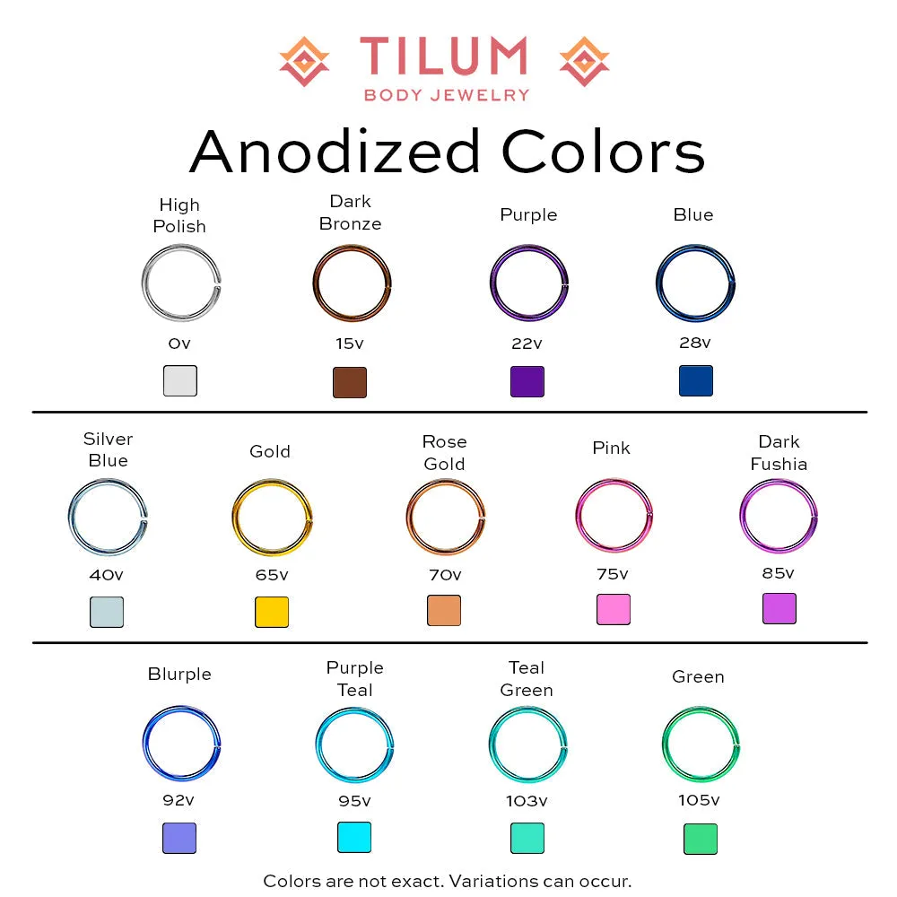 Tilum Titanium, Opal Replacement Bead- 4mm