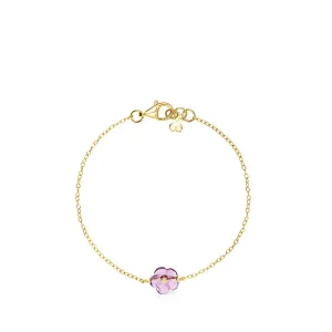 Tous Vita Bracelet in Gold with Amethyst and Diamonds 918531000