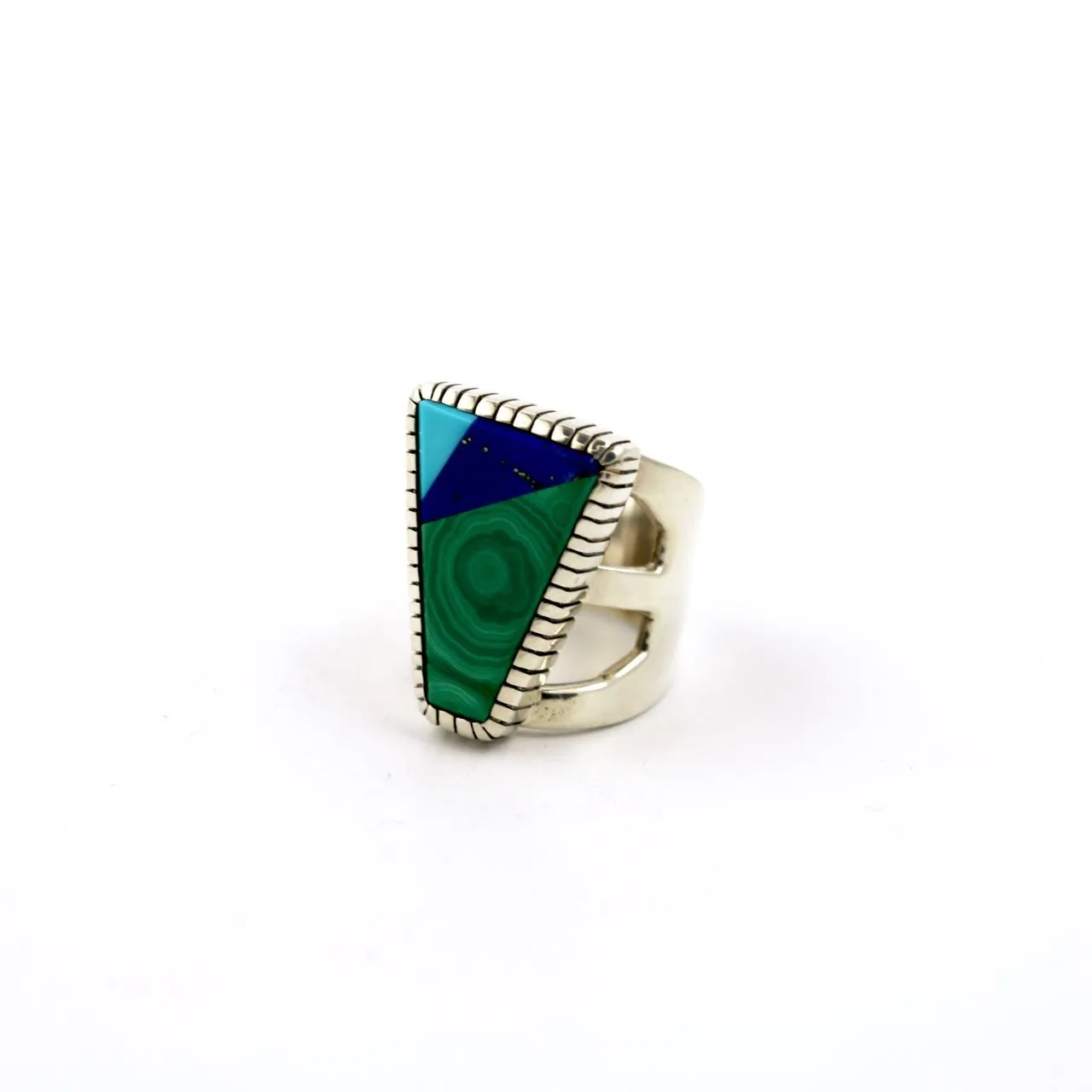 Tri-Toned Intarsia Ring