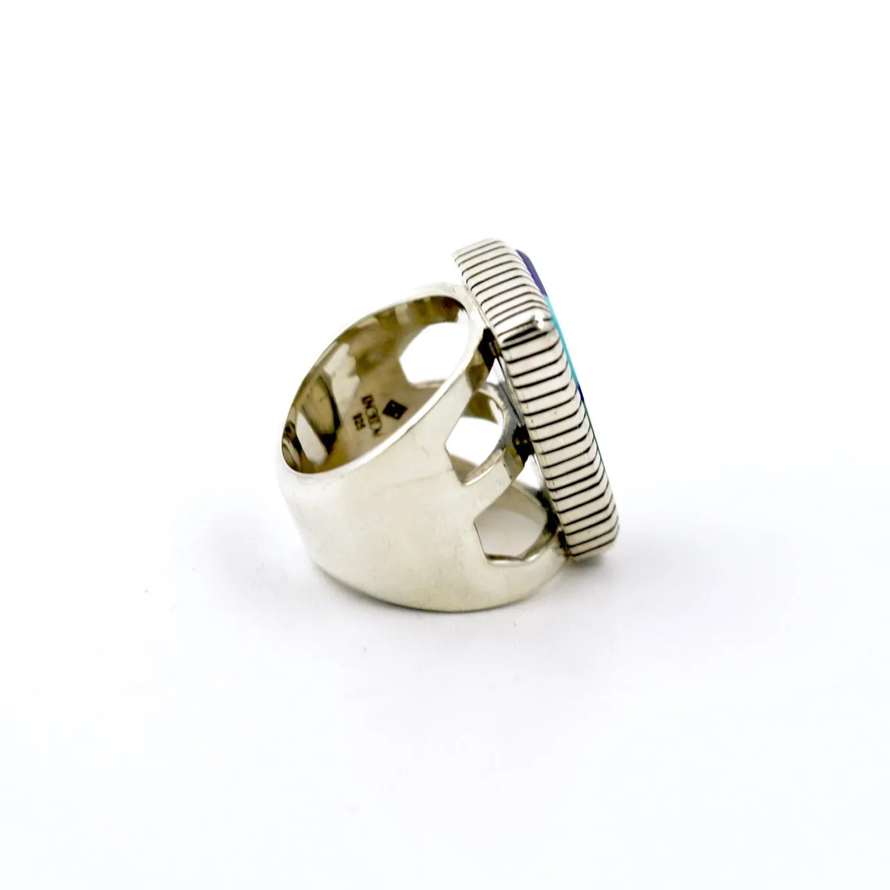 Tri-Toned Intarsia Ring