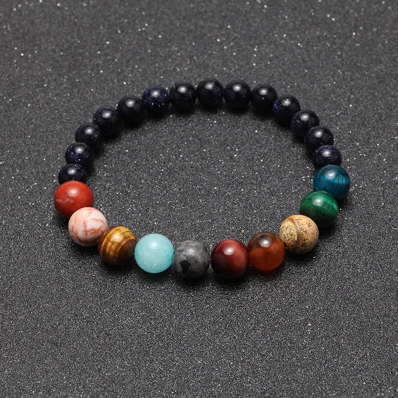 Universe Galaxy Solar System Eight Planets Bracelet