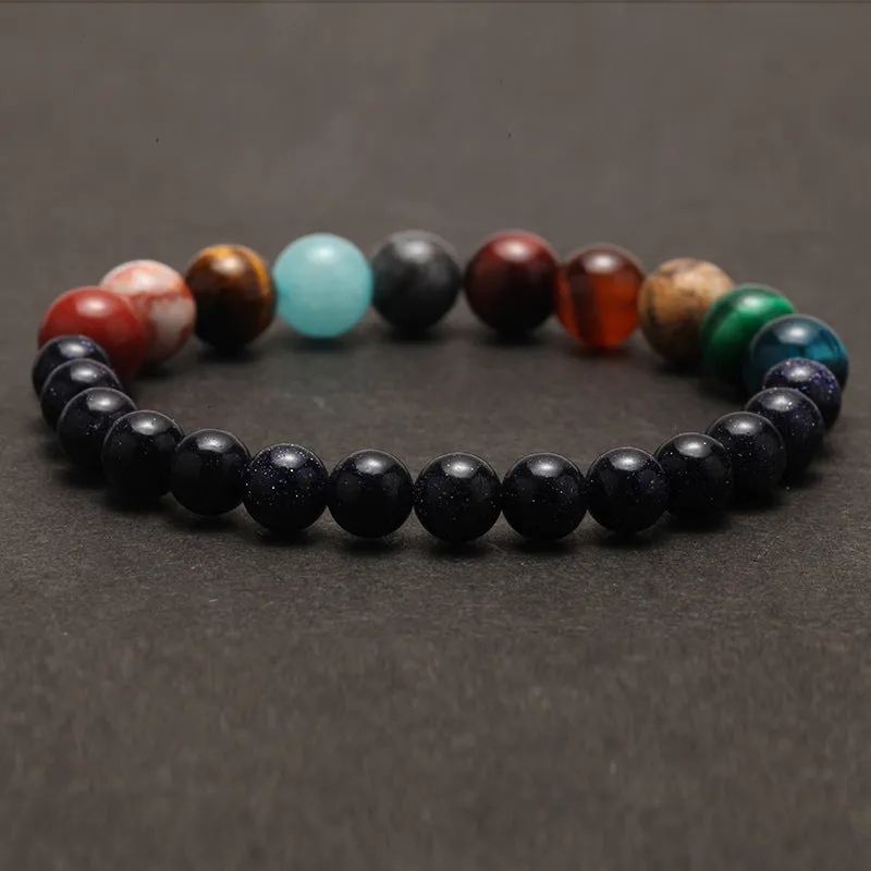 Universe Galaxy Solar System Eight Planets Bracelet