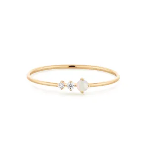 VERA | Diamond and Opal Ring