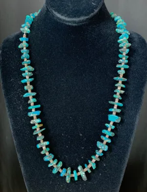 Vintage Turquoise Beaded Necklace