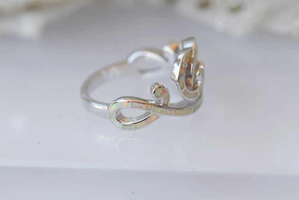 WHITE PROMISE RING