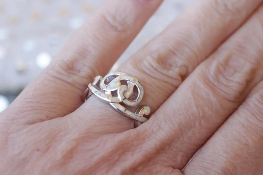 WHITE PROMISE RING