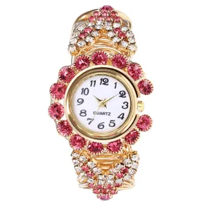Women's Diamond Claw Chain Colorful Watch Fashion Student Bracelet Watch